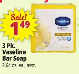 Ocean State Job Lot 3 Pk. Vaseline Bar Soap offer