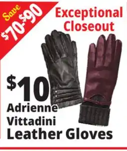 Ocean State Job Lot Adrienne Vittadini Leather Gloves offer