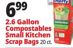 Ocean State Job Lot Hefty Compostable Small Kitchen Scrap Bags 20 Count offer