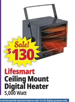 Ocean State Job Lot Lifesmart Hard-Wired Ceiling Mount Electric Space Heater offer