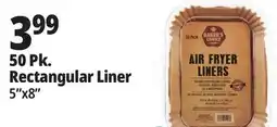 Ocean State Job Lot Baker's Choice Rectangle Air Fryer Liners 50 Count offer