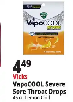 Ocean State Job Lot Vicks VapoCOOL Severe Sore Throat Drops offer