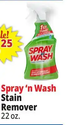 Ocean State Job Lot Spray 'n Wash Laundry Stain Remover 22 oz offer