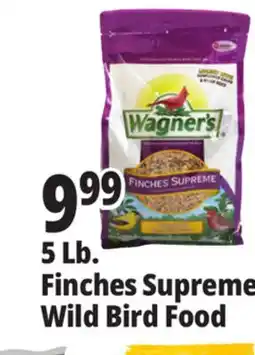 Ocean State Job Lot Wagner's Finches Supreme Premium Wild Bird Food 5 lbs offer