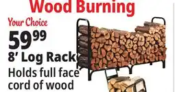 Ocean State Job Lot Outdoor Firewood Log Rack 8' offer
