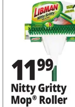 Ocean State Job Lot Libman Nitty Gritty Roller Mop offer