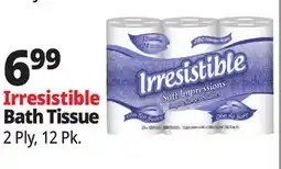 Ocean State Job Lot Irresistible Soft Impressions Bath Tissue 12 Count offer