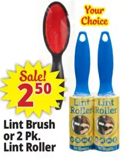 Ocean State Job Lot Lint Brush or 2 Pk. Lint Roller offer