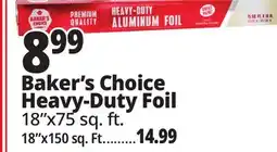 Ocean State Job Lot Baker's Choice Premium Quality Heavy-Duty Aluminum Foil 75' offer