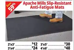 Ocean State Job Lot Apache Mills Slip-Resistant Anti-Fatigue Mats offer