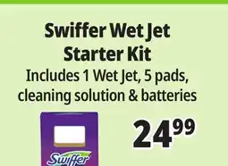 Ocean State Job Lot Swiffer WetJet Multi-Surface Mopping Cleanser Starting Kit 11-Piece offer