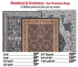 Ocean State Job Lot Newbury & Gramercy Rugs offer