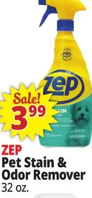 Ocean State Job Lot ZEP Pet Stain and Odor Remover 32 oz offer