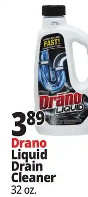 Ocean State Job Lot Drano Liquid Drain Cleaner 32 oz offer
