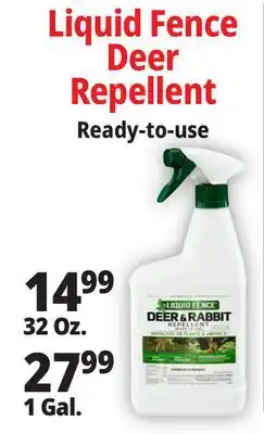 Ocean State Job Lot Liquid Fence Deer Repellent offer
