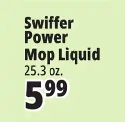 Ocean State Job Lot Swiffer Power Mop Liquid offer
