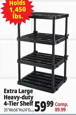 Ocean State Job Lot Maxit 5-Tier Heavy-Duty Plastic Shelving Unit offer