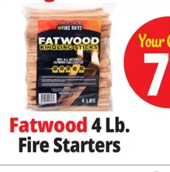 Ocean State Job Lot Fatwood Firestarter offer