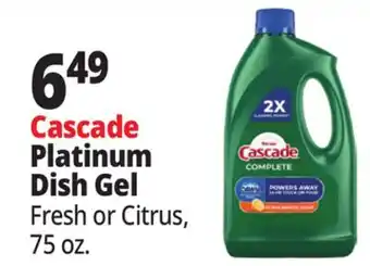 Ocean State Job Lot Cascade Platinum Dish Gel offer