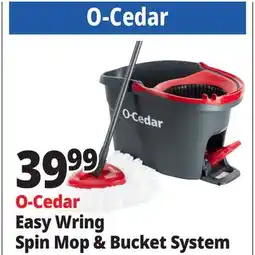 Ocean State Job Lot O-Cedar Easy Wring Spin Mop & Bucket System offer