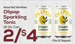 DeCicco & Sons Olipop Sparkling Tonic offer