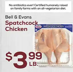DeCicco & Sons Bell & Evans Spatchcock Chicken offer