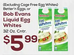 DeCicco & Sons Bob Evans Liquid Egg Whites offer