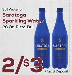 DeCicco & Sons Saratoga Sparkling Water offer