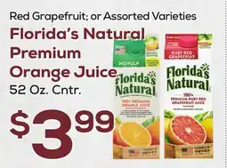 DeCicco & Sons Florida's Natural Premium Orange Juice offer