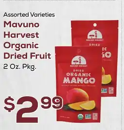 DeCicco & Sons Mavuno Harvest Organic Dried Fruit offer
