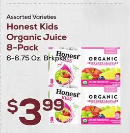 DeCicco & Sons Honest Kids Organic Juice 8-Pack offer