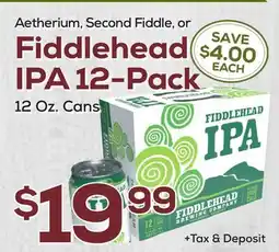 DeCicco & Sons Fiddlehead IPA 12-Pack offer