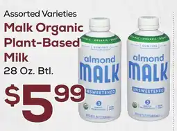 DeCicco & Sons Malk Organic Plant-Based Milk offer
