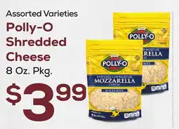DeCicco & Sons Polly-O Shredded Cheese offer
