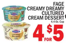 C Town FAGE CREAMY DREAMY CULTURED CREAM DESSERT offer