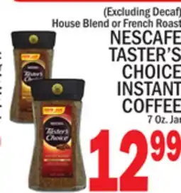 C Town NESCAFE TASTER'S CHOICE INSTANT COFFEE offer
