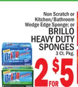 C Town BRILLO HEAVY DUTY SPONGES offer
