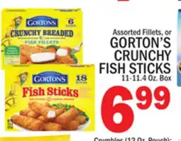 C Town GORTON'S CRUNCHY FISH STICKS offer