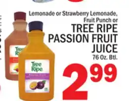 C Town TREE RIPE PASSION FRUIT JUICE offer