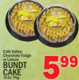 C Town CAFE VALLEY BUNDT CAKE offer