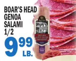 C Town BOAR'S HEAD GENOA SALAMI 1/2 offer