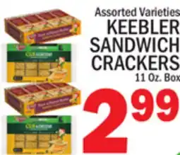 C Town KEEBLER SANDWICH CRACKERS offer