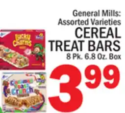 C Town CEREAL TREAT BARS 8 Pk. 6.8 Oz. Box offer
