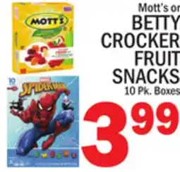 C Town BETTY CROCKER FRUIT SNACKS offer