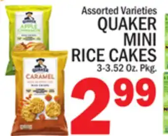 C Town QUAKER MINI RICE CAKES offer