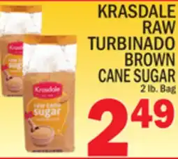 C Town KRASDALE RAW TURBINADO BROWN CANE SUGAR offer