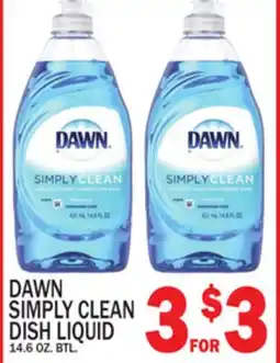 C Town DAWN SIMPLY CLEAN DISH LIQUID offer