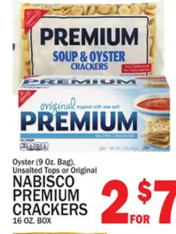 C Town NABISCO PREMIUM CRACKERS 16 OZ. BOX offer