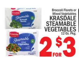 C Town KRASDALE STEAMABLE VEGETABLES offer