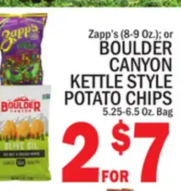 C Town BOULDER CANYON KETTLE STYLE POTATO CHIPS offer